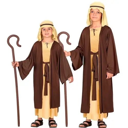 Produktbild: W WIDMANN MILANO Party Fashion - Kinderkostüm Josef, Hirte, Gewand, Krippenspiel, Bibelfigur, Schäfer, Faschingskostüme