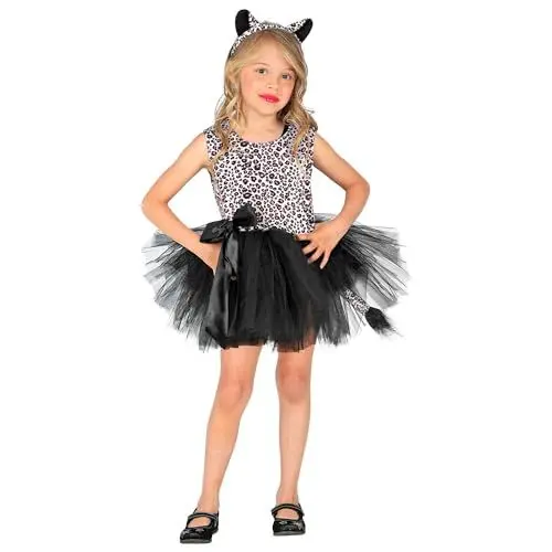 Produktbild: W WIDMANN MILANO Party Fashion - Kinderkostüm Tier, Kleid mit Tutu, Haarreif, Tierkostüm, Faschingskostüme