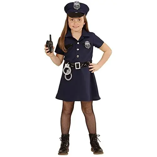 Produktbild: W WIDMANN MILANO Party Fashion - Kinderkostüm Polizistin, Kleid, Uniform, Polizei Kostüm, Fasching