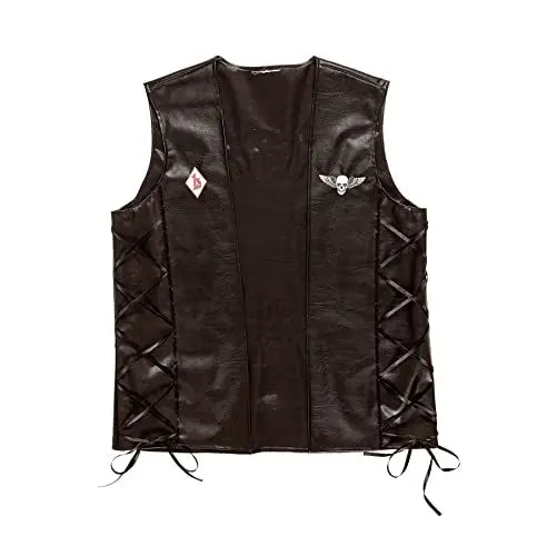 Produktbild: W WIDMANN MILANO Party Fashion - Kostüm Biker Weste Outlaw, im Lederlook, Rocker, Faschingskostüme