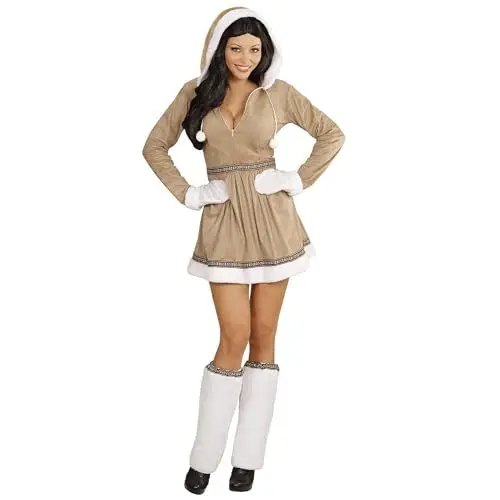 Produktbild: W WIDMANN MILANO Party Fashion - Kostüm Eskimo Girl, Kleid, Inuit, Nanuk, Faschingskostüme, Karneval