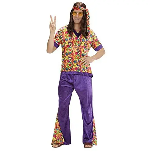 Produktbild: W WIDMANN MILANO Party Fashion - Kostüm Hippie Dude, Flower Power, Peace, Faschingskostüme
