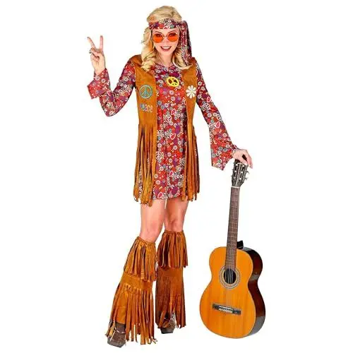 Produktbild: W WIDMANN MILANO Party Fashion - Kostüm Hippie Woman, Flower Power, Reggae, Faschingskostüm