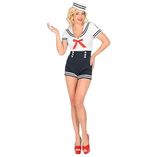 Produktbild: W WIDMANN MILANO Party Fashion - Kostüm Matrose, Jumpsuit, Uniform, Kapitän, Seefahrer, Faschingskostüme
