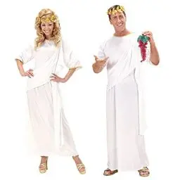 Produktbild: W WIDMANN MILANO Party Fashion - Kostüm Toga, weiß, griechische Göttin/Gott, Römer, Faschingskostüme
