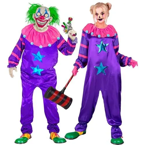 Produktbild: W WIDMANN MILANO Party Fashion - Kostüm Weltraum Horror Clown, Overall, Killer Clown, Halloween Verkleidung