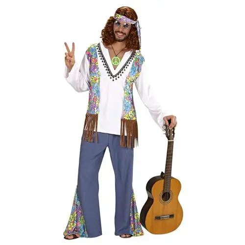 Produktbild: W WIDMANN MILANO Party Fashion - Kostüm Woodstock Hippie, Flower Power, Peace, 60er Jahre, Faschingskostüme