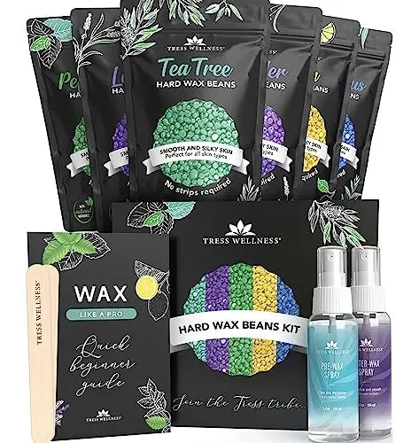 Produktbild: Wachs, Waxing Perlen Set für Wax Warmer - Brazilian für Waxing Maschine - Wachsperlen Haarentfernung Wachsperlen Set Warmwachs Perlen