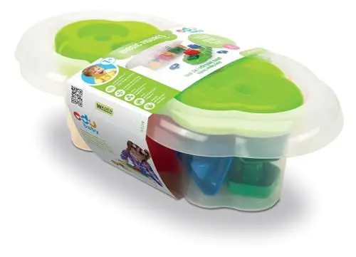 Produktbild: Wader Bausteine für Kinder, 20 Stück Stapelspielzeug, buntes Lernspielzeug, inkl. Aufbewahrungsbox, ab 1 Jahr