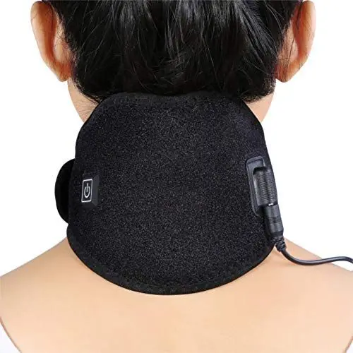 Produktbild: Wärmekissen Nacken, Heiße Kältetherapie Heizkissen Nacken, Usb Beheizter Halswickel Mit Einstellbarer Temperatur Und Halskragen, Für Schmerzende Hälse