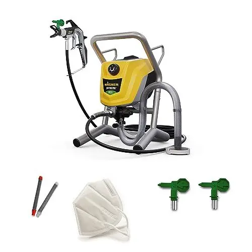 Produktbild: WAGNER Airless Farbsprühsystem Control Pro 250 M für Wandfarben, Latexfarben, Lacke & Lasuren, 15 m²-2 min, Druckregulierung, 110 bar, Schlauch 9 m