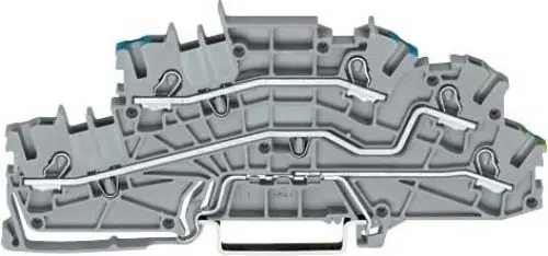 Produktbild: WAGO 2003 – 6646 grau Block Terminals Electrical Terminal Block (5,2 mm, 110 mm, 44,3 mm, 400 V)