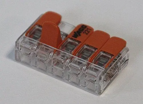Produktbild: Wago 221 Klemmen 10x 221-415 - Kabel Verbinder in der wiederverschließbaren Box - Original WAGO
