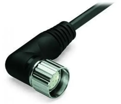 Produktbild: Wago 756-3204/190-050 5 m schwarzes Signalkabel – Signalkabel (5 m, M23, schwarz)