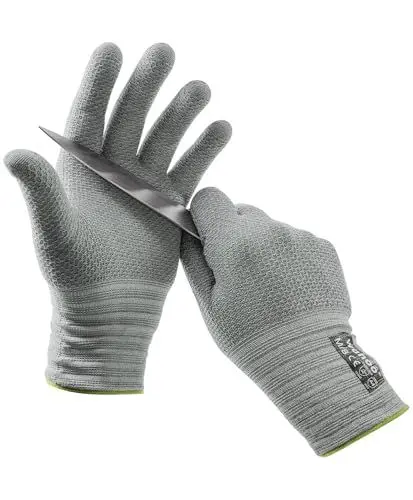 Produktbild: wahoo Level D Schnittschutzhandschuhe Küche, Lebensmittelsicherheit Schnittfeste Handschuhe, für Metzger Küche Austern Shucking, Fleisch Schneiden, 9/L