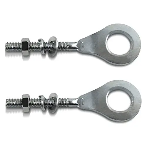 Produktbild: Wai Danie 2 Stück 15mm 0.6inch Kettenachse Einsteller Spanner für 50cc 70cc 90cc 110cc 125cc ATV Motorrad Motorrad Mini Bike Baja Z50R CRF XR 50 70 80 100 MBX10 MBX11 ATV Pit Dirt Bike