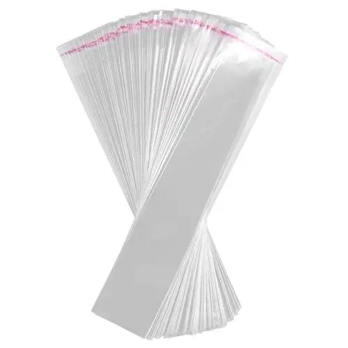 Produktbild: Wakauto 200pcs 27cm Selbstklebende Tüte Transparent Tüte Klebende Tüte Through-Vision Tüte Langlebige Umweltfreundliche Selbstklebende Tüte Selbstklebende Tüte Lebensmittel mit Sicherheitsverschluss