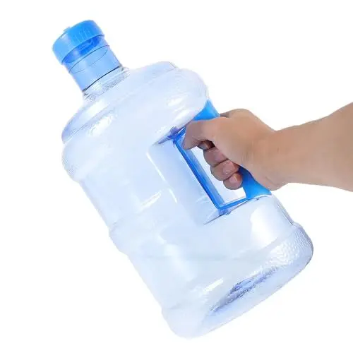 Produktbild: Wakauto 5 Liter Reine Wasserflasche für Reines Wasser 5 Liter Flasche Blau Mineralwasserflasche Reiner Wasserspeicher Wasserreservoir für Trinkwasser 5L Water Dispenser 5 Liter Kanister Stilles Wasser