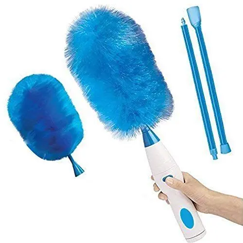 Produktbild: Walant Elektrische Duster,360 ° Spin Duster Motorisiert Staub Batteriebetrieben Schnurlose Statische Elektrizität Hand Duster Teleskop Staubwischer mit Ersatz Kopf für ZuhauseReinigung