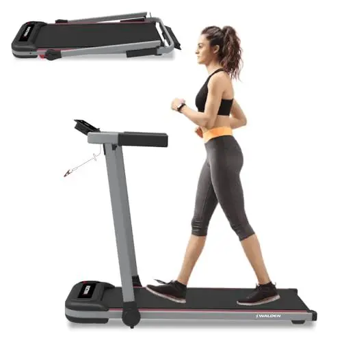 Produktbild: Walden Laufband Elektrisch Klappbar F2800 – Walking Pad für Zuhause & Büro, 2,5 PS Motor, Geschwindigkeit 1–10 km/h, 12 Programme, LCD Display, Fitness & Abnehmen