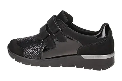 Produktbild: Waldläufer Adult Slipper Freizeitschuh Damen Schwarz Klet sonstige Gr. 4½