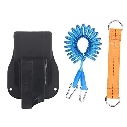 Produktbild: Walfront Bohrer-Holster-Halter, Multi-Tool-Holster, Kabelloses Elektrowerkzeug, Gürtelclip, Gürtelhaken, Anti-Drop-Design für Kabellose Schlagbohrmaschinen, Schraubenschlüssel, 220 Lbs