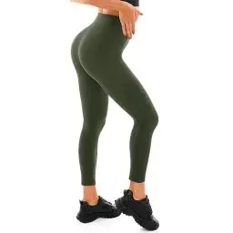 Produktbild: Walifrey Fitness-Leggings für Damen, hohe Taille, Training, Fitnessstudio, Sport, Schwarz, XXL