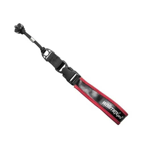 Produktbild: Walimex Pro Handschlaufe BR-1 Kameraschraube schwarz/rot