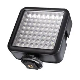 Produktbild: Walimex Pro LED64 LED-Videoleuchte (Dimmbar) für Aktion Kamera, Camcorder und DSLR Kamera