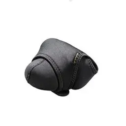Produktbild: Walimex Pro Neopren Kamera-Schutzhülle (geeignet für DSLR-Kamera) schwarz/grau, M