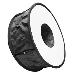 Produktbild: Walimex Pro Softbox RoundLight faltbar Softbox für Aufsteckblitze 46cm