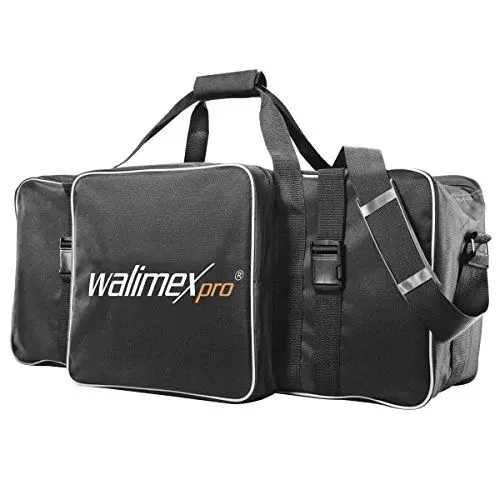 Produktbild: Walimex Pro Studiotasche XL – Schwarz – 750 x 300 x 330 mm – Fototasche für Studioblitz, Reflektoren, Stative und anderes Studiozubehör – Foto Equipment Kamerazubehör