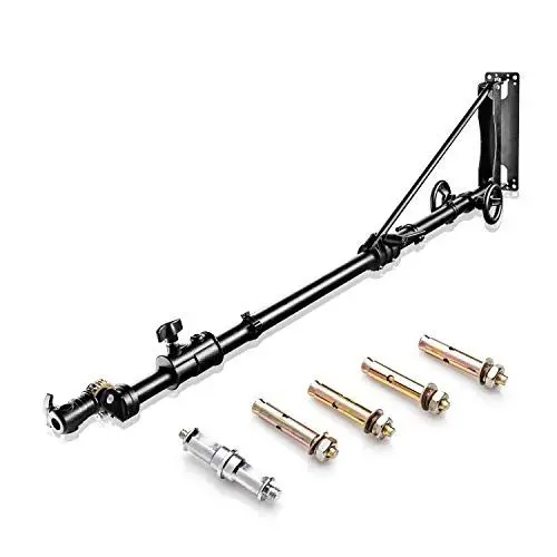 Produktbild: Walimex Pro Wand-Lampenstativ mit Kurbel