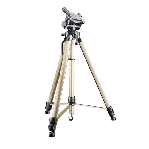 Produktbild: Walimex WT-3530 Basic Stativ (Aluminium, 56-146 cm, 1070 g, inkl. 3D-Neiger, Schnellwechselplatte und praktischer Transporttasche) bronze