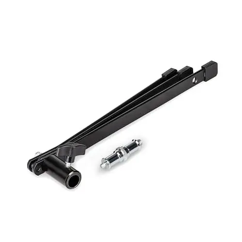 Produktbild: Walimex pro Bodenstativ Lampenstativ 15cm - Kompaktes leichtes Boden Lampen und Lichtstativ Tischstativ, 15 kg Traglast, Aluminium, für Fotografie Studio Outdoor Ringlicht Blitz LED Mikro, Schwarz