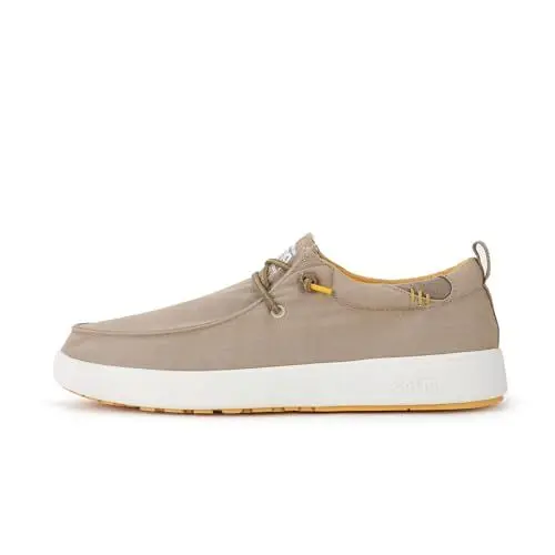 Produktbild: WALK IN PITAS | Biarritz | Herren Mokassins | Flache Slipper für Männer | Slip on Loafer | Sneakers | Schlupfschuhe | Freizeitschuhe | Walkinpitas Schuhe | Taupe 44