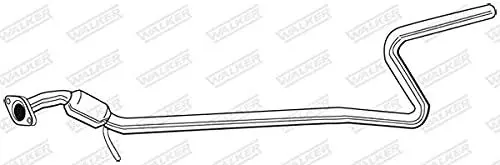 Produktbild: WALKER 07118 Abgasrohr Auspuffrohr 2210mm 4,280kg