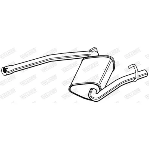 Produktbild: Walker 23054 Mittelschalldämpfer