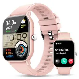 Produktbild: WalkerFit Smartwatch Herren mit Telefonfunktion: 2 Zoll Touchscreen Fitnessuhr, Armbanduhr für Schrittzähler Pulsuhr Schlafmonitor Sportuhr, Wasserdicht Fitness Smart Watch für Android iOS