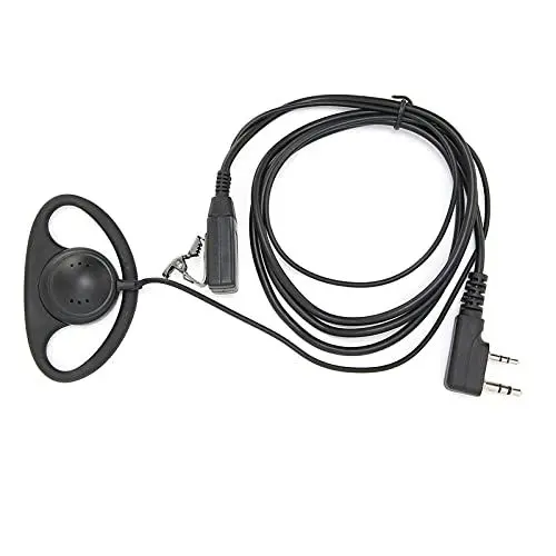 Produktbild: Walkie-Talkie-Ohrhörer, Zweiwege-Funk-Headsets mit MIC, P109-PK01-G4 Walkie-Talkie-Headset Für KPG-Serie/Für TK-Serie/Für/Für Retevis/Für HYT