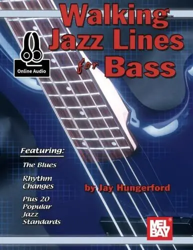 Produktbild: Walking Jazz Lines for Bass: Featuring: The Blues, Rhythm Changes, Plus 20 Popular Jazz Standards