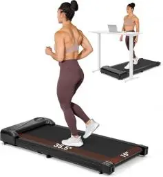 Produktbild: Walking Pad leise, Dripex Laufband für Zuhause 120kg,1-6km/h das Mini-Laufband fürs Homeoffice eine Motorleistung von 2.5 PS,Doppelte Stoßdämpfung