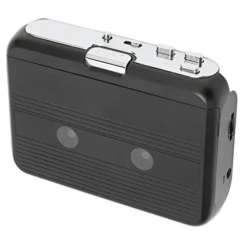 Produktbild: Kassettenspieler Kassettenspieler Abs Ton007B Bluetooth Kassettenspieler mit Kopfhörer Auto-Reverse-Funktion Stereo-Kassettenspieler (Schwarz)
