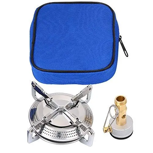 Produktbild: Wallfire Campingofen Tragbarer Mini-Picknick-Rundherdbrenner mit Aufbewahrungstasche zum Wandern im Freien Camping Picknick