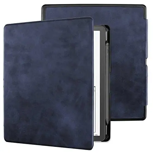 Produktbild: WALNEW Hülle für 10,2-Zoll Kindle Scribe 2024/2022, dünne PU Leder Schutzhülle Tasche für Neue Kindle Scribe 10,2 ereader mit Stifthalter und Automatischer Aufwach/Ruhe-Funktion