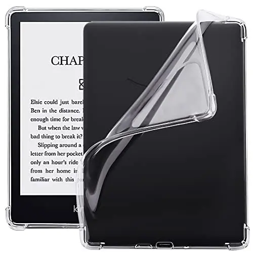 Produktbild: WALNEW Hülle für Kindle Paperwhite 2021-Transparente Schutzhülle Case für 6,8-Zoll Kindle Paperwhite 11. Generation (2021) und Signature Edition(Modell Nr. M2L3EK/ M2L4EK), Schlanke, Weiche