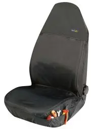 Produktbild: WALSER Auto-Sitzschoner Outdoor Sports, Universale Auto-Sitzauflage, Werkstatt-Schonbezug PKW/LKW, Auto-Sitzaufleger, Schutzunterlage-Auto schwarz