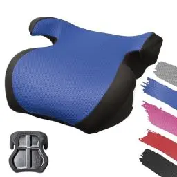 Produktbild: WALSER Kindersitzerhöhung Lino, Kindersitz 15-36kg, Sitzerhöhung Auto Kinder, Kindersitz Auto made in Europe, Reise Kindersitz, Kinder Sitzerhöhung Auto, Sitzerhöhung Kinder 38x42x18cm schwarz/blau