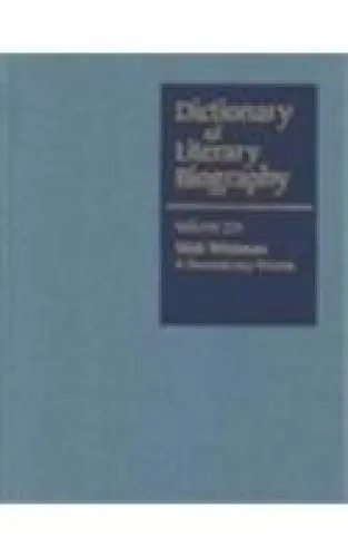 Produktbild: Walt Whitman: A Documentary Volume: Walt Whitman: A Documentaary Volume (Dictionary of Literary Biography, Band 224)