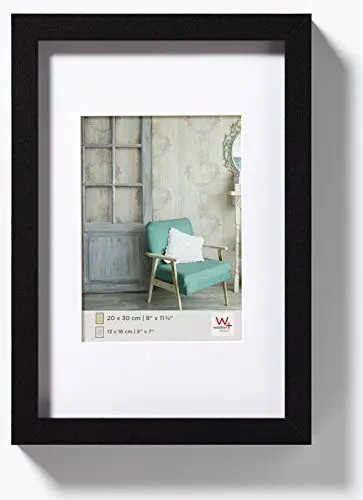 Produktbild: walther design Bilderrahmen schwarz 40 x 60 cm Stockholm EA460B